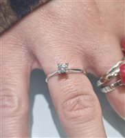 Ring Woman in Gold Diamante ANOR-120-286